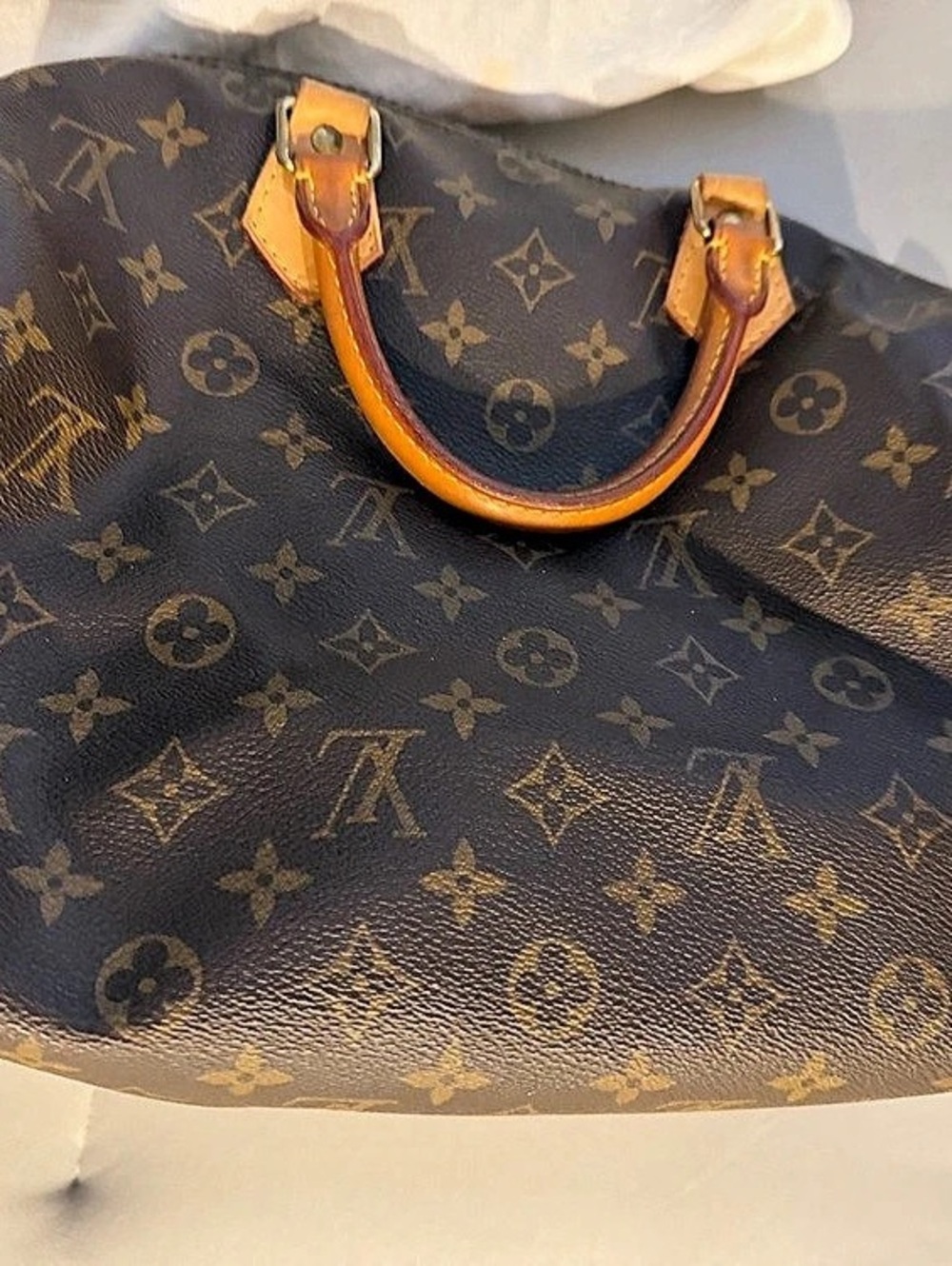 Louis Vuitton Speedy 30 Monogram Tote in Brown